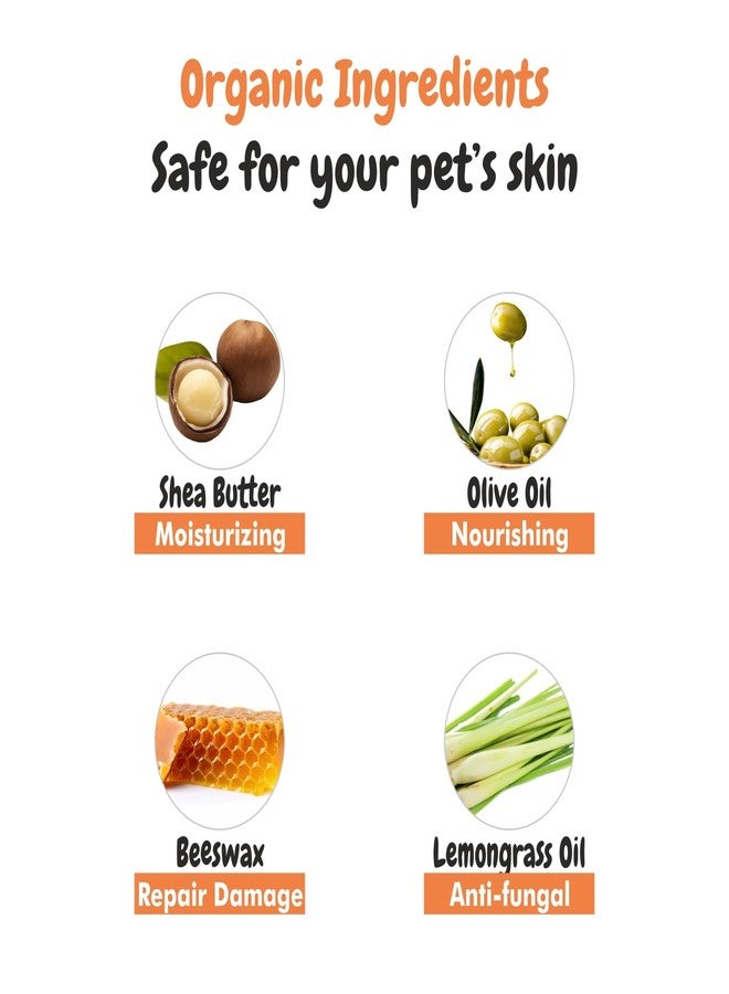 هارودز بلسم بي إس سي إل واي الطبيعي للكلاب والقطط | بلسم آمن على مخالب الكلاب والقطط للتشققات والجفاف والأنف | يعالج ويصلح ويرطب مخالب الكلاب والمرفقين والأنف الجاف والحكة (100 غرام) (عبوة واحدة) - Image 3